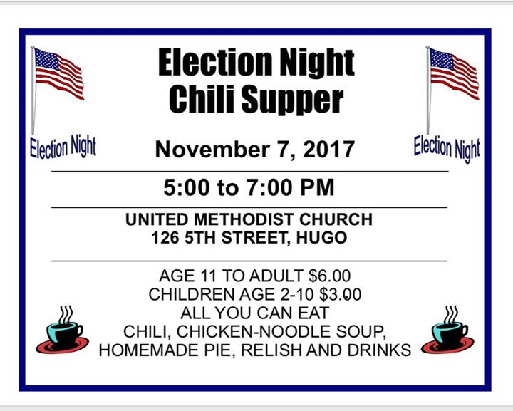 Election Night Chili Supper