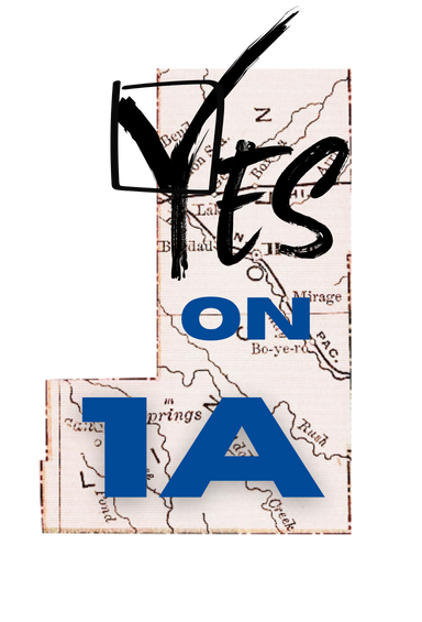 Yes on 1A Lincoln County Lodging Tax Campaign Logo