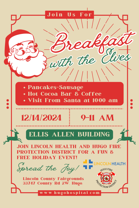 Breakfast With the Elves 2024 Flyer